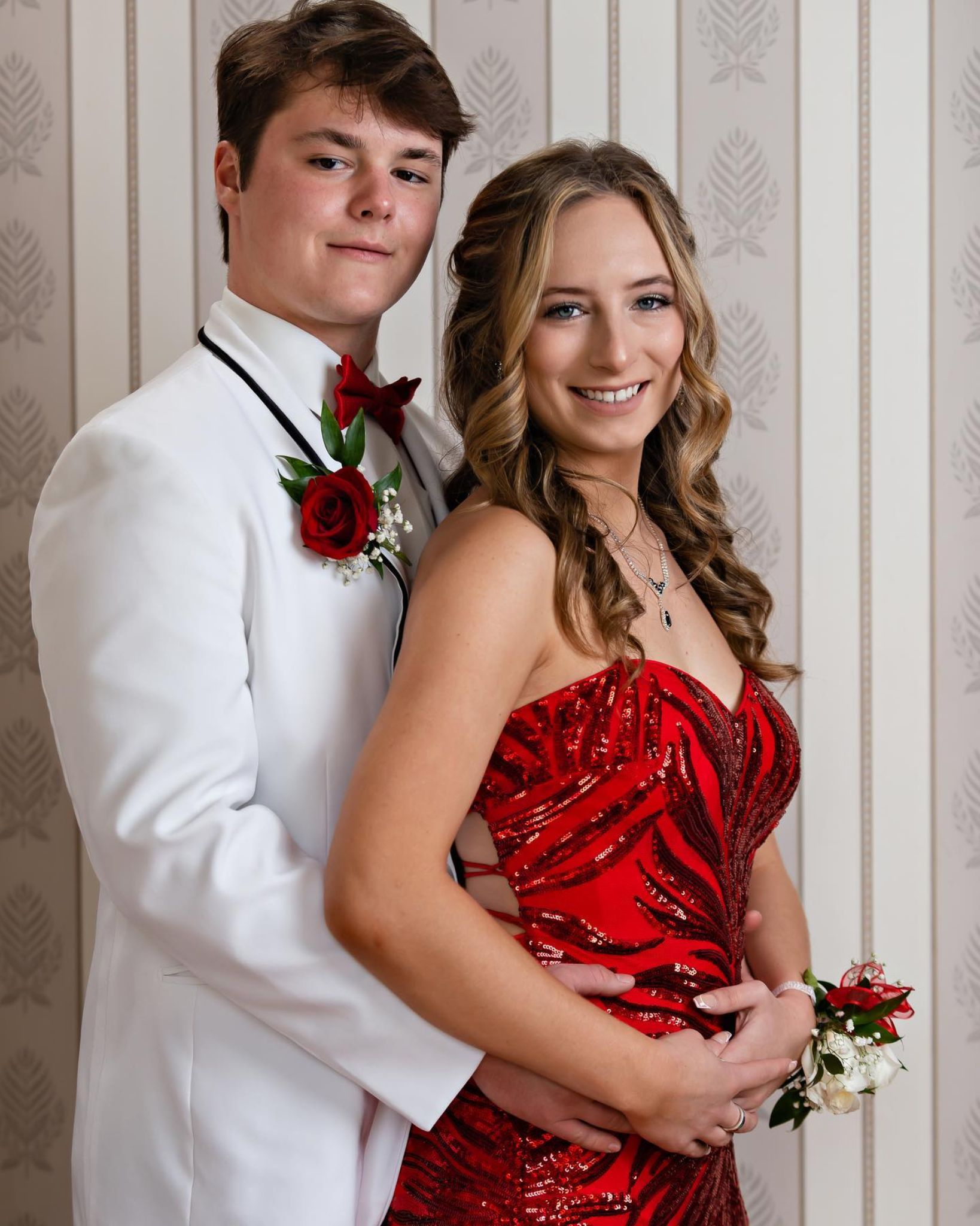 Formal couple portrait